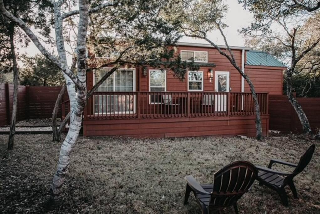 The Longhorn Cabin - Cabins At Rim Rock Austin Exterior photo